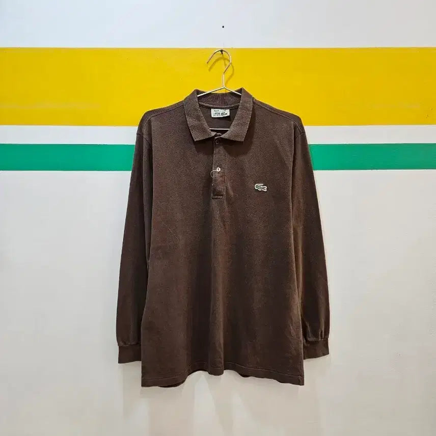[BUNJANG] Lacoste Long Sleeve Polo Shirt / 라코스테 긴팔 카라 티셔츠