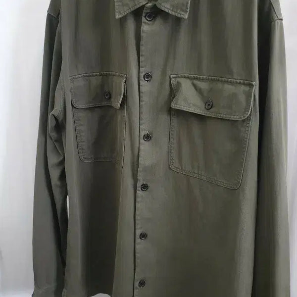 [BUNJANG] Selected Homme Military Fatigue Overshirt Jacket / 셀렉티드 옴므 밀리터리 퍼티그 오버셔츠 자켓 XXL