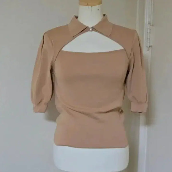 [BUNJANG] Object Knit Top / 새상품 컨디션/오브제/니트탑
