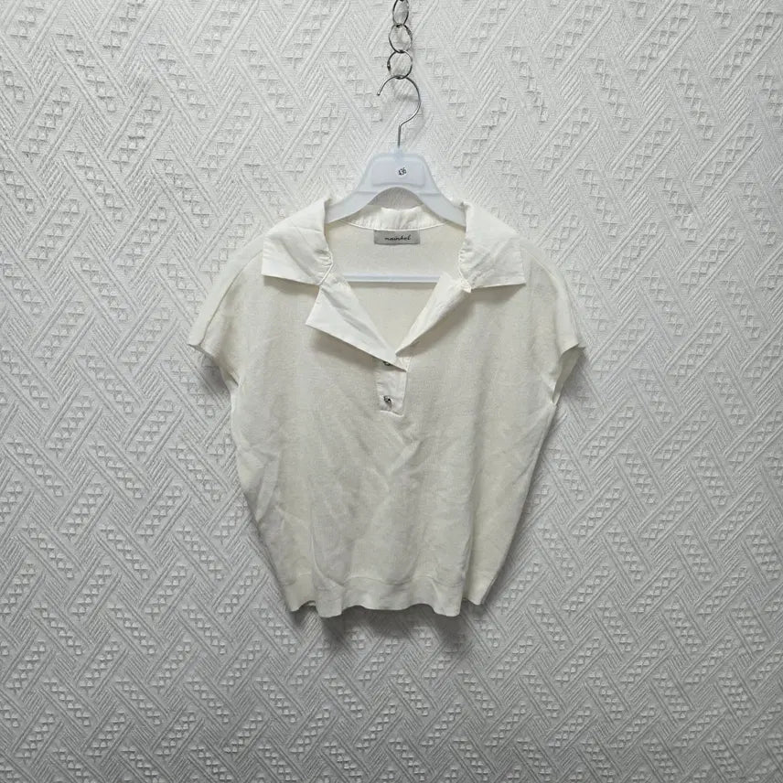 [BUNJANG] Women's Knit Vest with Collar / 436 여성 니트 카라 조끼