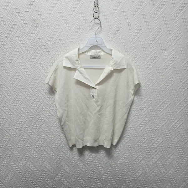 [BUNJANG] Women's Knit Vest with Collar / 436 여성 니트 카라 조끼