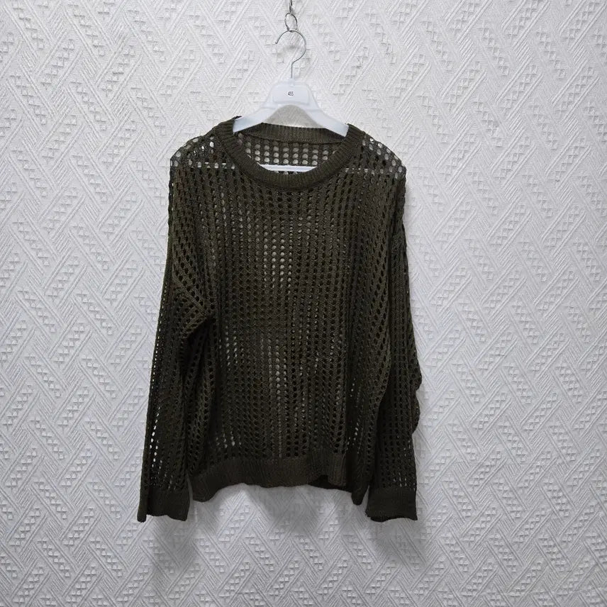 [BUNJANG] Women's Net Knit Top / 455 여성 그물 니트