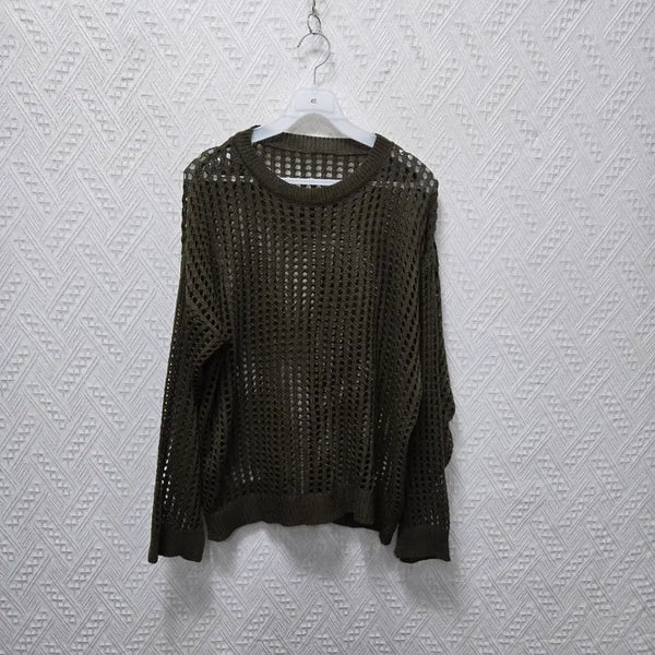 [BUNJANG] Women's Net Knit Top / 455 여성 그물 니트