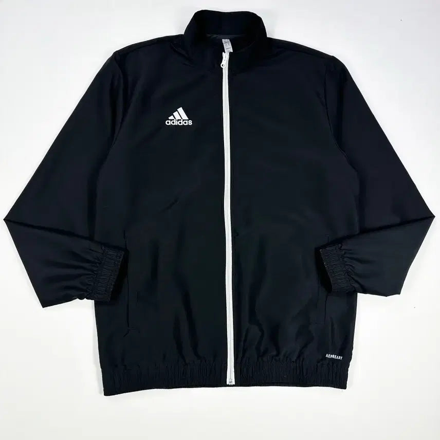 [BUNJANG] Adidas Basic Training Windbreaker Jacket Black / (L) 아디다스 베이직 트레이닝 바람막이 자켓 블랙