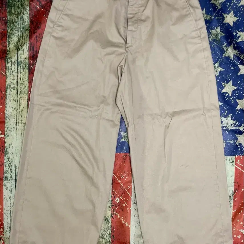 [BUNJANG] Tonnywack Cotton Trousers Beige (32-inch) / 토니웩 코튼 트라우저 베이지 (32인치)