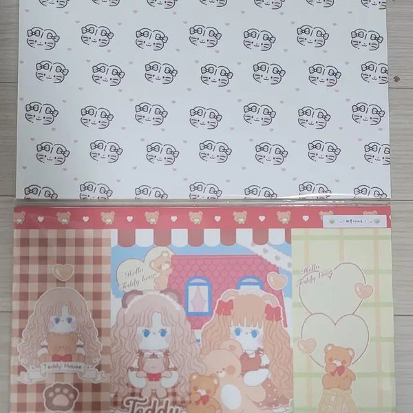 [BUNJANG] A4 Wrapping Paper Set (Approx. 50 Sheets) / 배송중 모서리구김 파본 랩핑지