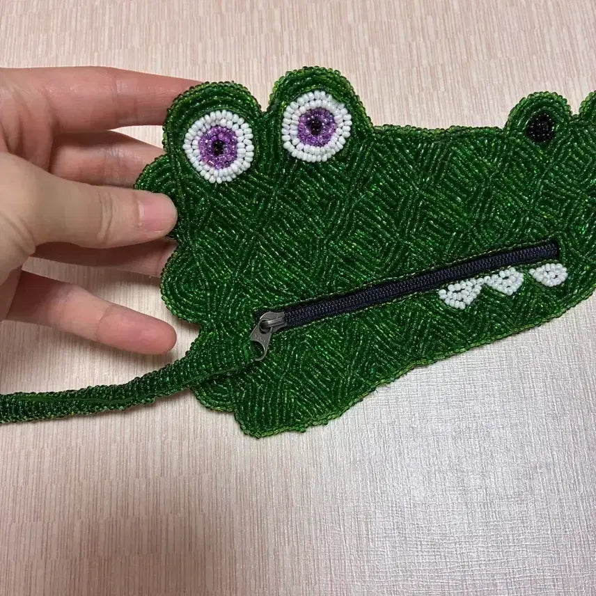 [BUNJANG] The Jacksons Crocodile Coin Pouch / 더잭슨스 악어 동전지갑