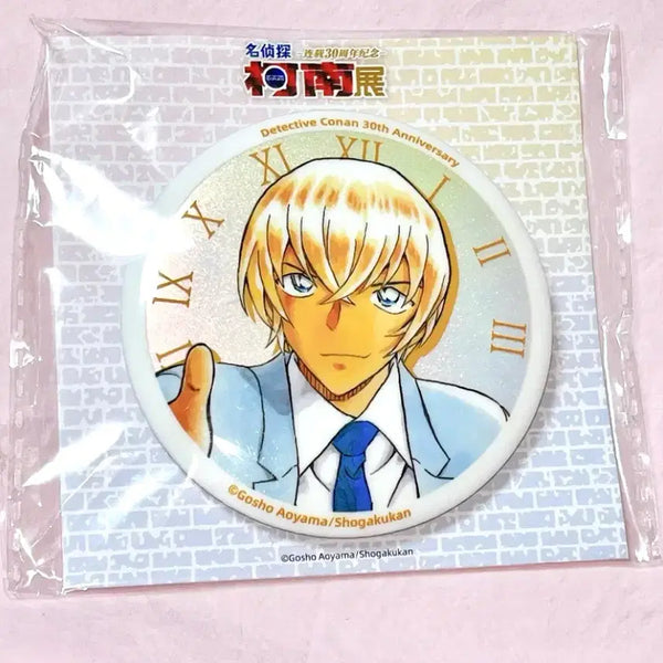 [BUNJANG] Detective Conan Amuro Tooru Original Drawing Can Badge (30th Anniversary China Exclusive) / 명탐정코난 아무로 원화 캔뱃지 중국 30주년 안기준 후루야레이 뱃지
