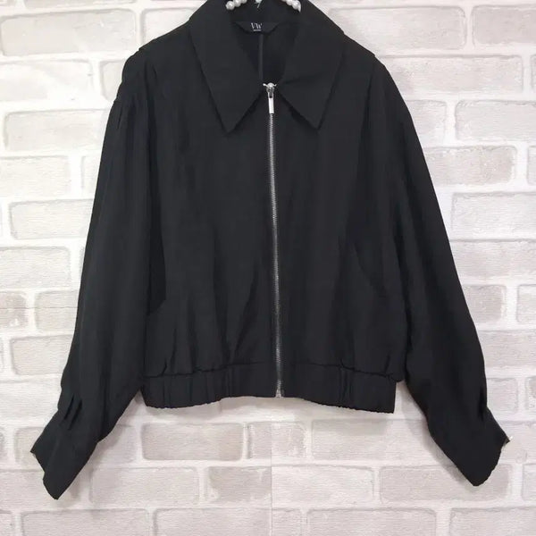 [BUNJANG] VW Vera Wang Linen Blended Blouson Jacket / VW베라왕 린넨 블렌디드 블루종 자켓90(구66)