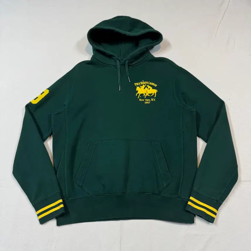 [BUNJANG] Polo Ralph Lauren Big Pony Numbering Hoodie / L) 폴로 랄프로렌 빅포니 3넘버링 후드티
