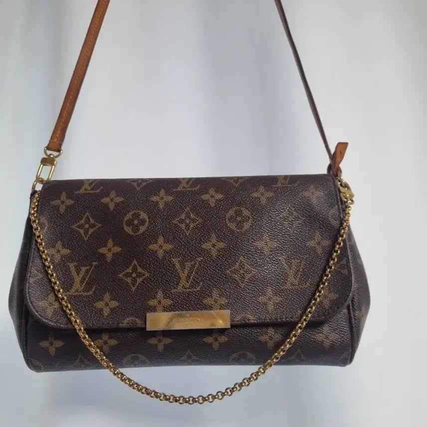 [BUNJANG] Louis Vuitton Monogram Chain Shoulder Bag / 루이비통 모노그램 페이보릿 가방