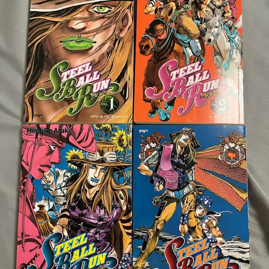 [BUNJANG] JoJo's Bizarre Adventure: Steel Ball Run Vol. 1-4 Manga Set / 죠죠의 기묘한 모험 스틸 볼 런 1-4권