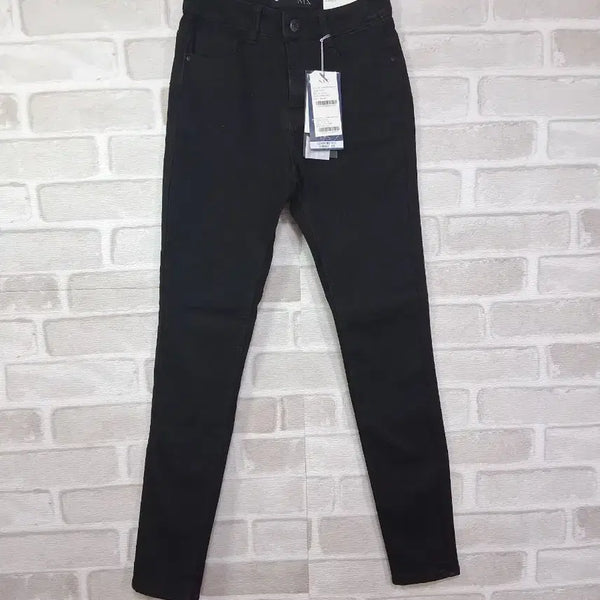 [BUNJANG] NIX Women's Black Comfort Rise Skinny Fit Denim Pants (25 inch) / NIX 닉스 여성 블랙 컴포트라이즈 스키니핏 데님팬츠 25인치 택새상품