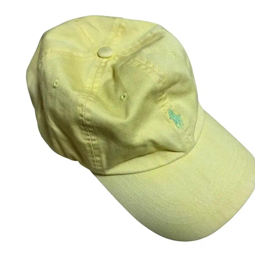 [BUNJANG] Polo Ralph Lauren Yellow Cotton Cap / 폴로 랄프로렌 볼캡 옐로우