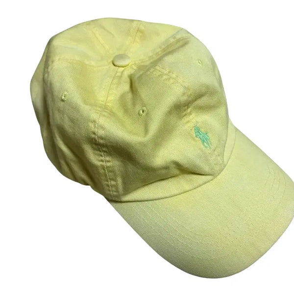 [BUNJANG] Polo Ralph Lauren Yellow Cotton Cap / 폴로 랄프로렌 볼캡 옐로우