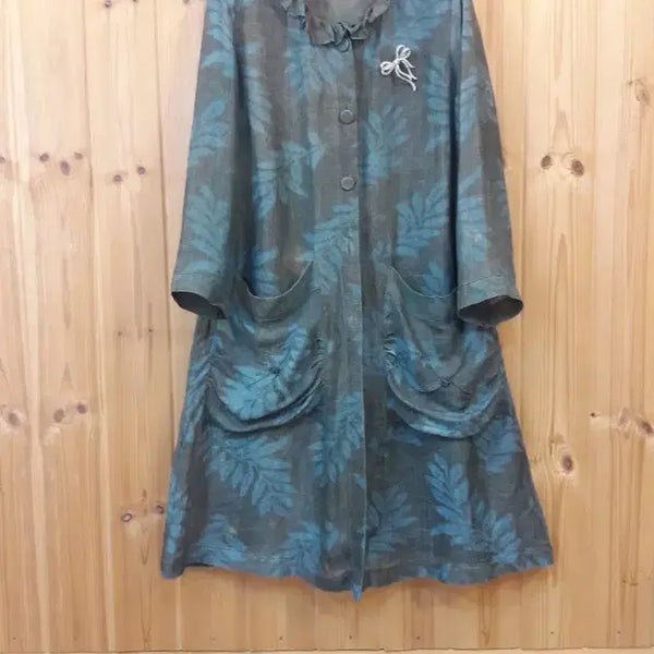 [BUNJANG] Natural Dyeing Inken Long Jacket / * 천연염색 인견 롱 자켓 (새상품)*