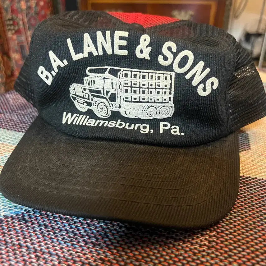 [BUNJANG] 80s B.A. LANE & SONS Two-Tone Trucker Cap / 80s USA 펜실베니아주 B.A. LANE & SONS 투톤트러커