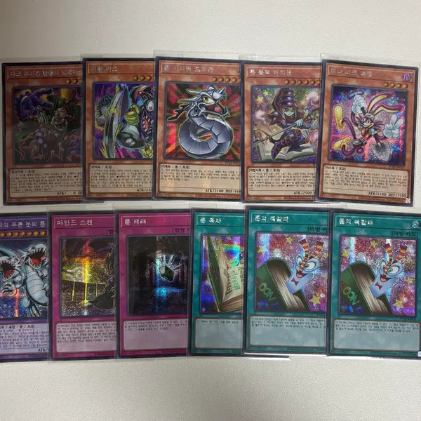[BUNJANG] Yu-Gi-Oh! Revolution Booster "Toon" Secret Rare Bundle / 유희왕 레볼부 툰 시크일괄 .위치크 시크일괄. 샤라프싴.소울킹야마 오버싴.판매