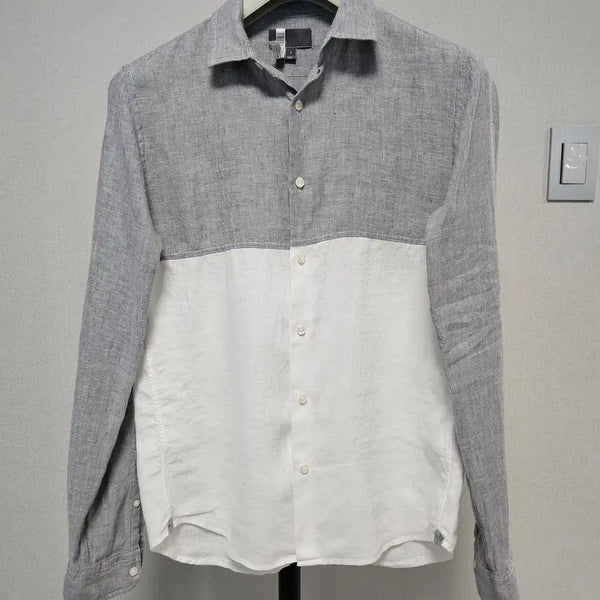 [BUNJANG] Vince Linen Shirt Size 100 / Vince 빈스 린넨 리넨 셔츠 100사이즈