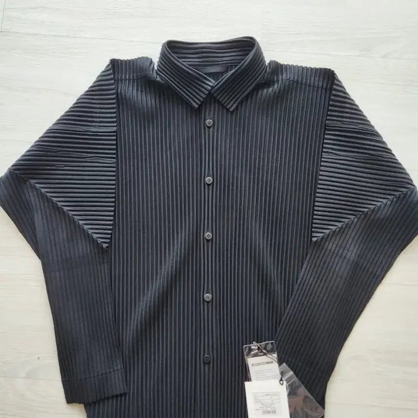 [BUNJANG] Homme Plissé Issey Miyake Basic Shirt / [4]옴므플리세 베이직셔츠 새상품