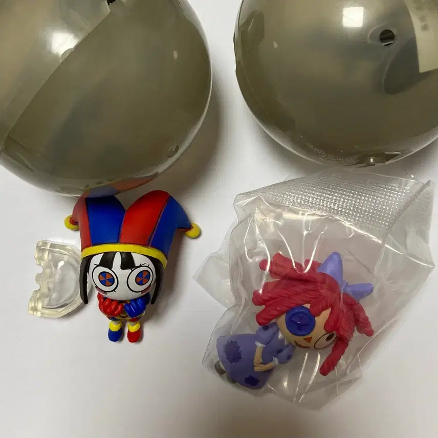 [BUNJANG] Amazing Digital Circus Pomni & Ragatha Gacha Figures Bundle Set / 어메이징 디지털 서커스 폼니, 래거사 가챠피규어 일괄