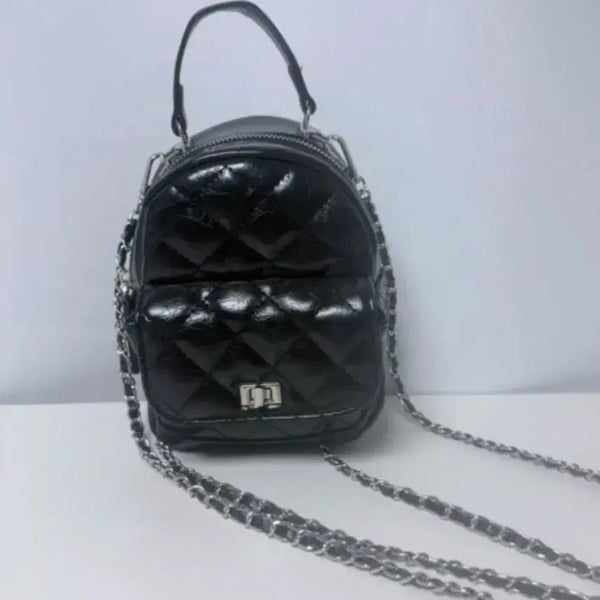 [BUNJANG] Mini Quilted Backpack / 미니 퀄팅 백팩