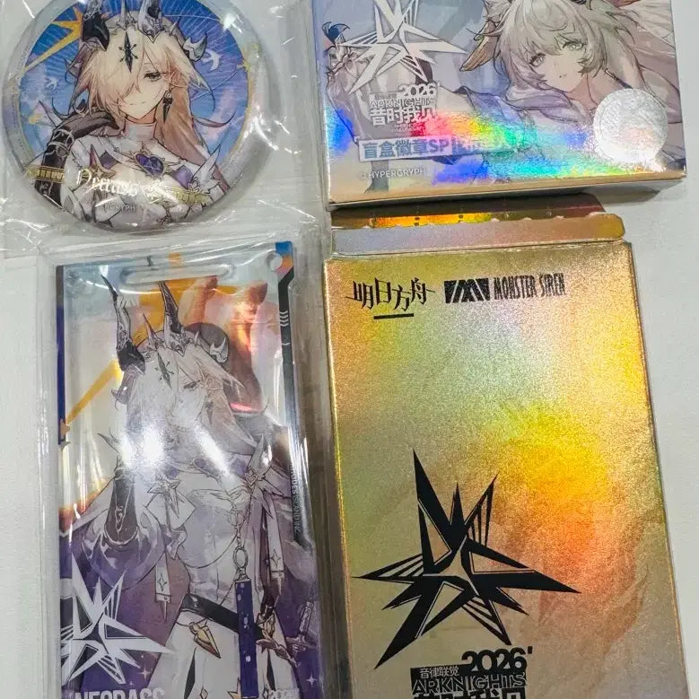 [BUNJANG] Arknights Conductor's Pass & Can Badge SP - Necras / 명일방주 빛의 인도자 통행증&캔뱃지 SP - 네크라스