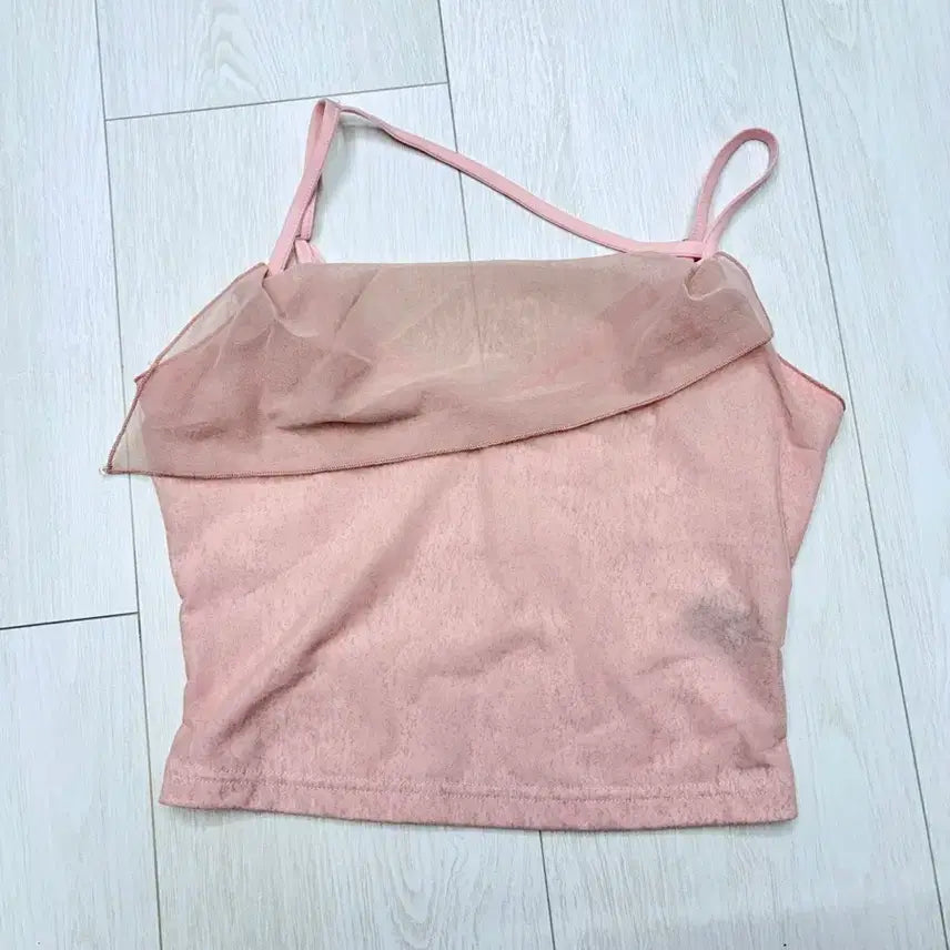 [BUNJANG] Shop CIDER Sleeveless Tank Top XS / 샵사이다 핑크 나시 민소매 xs