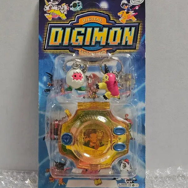 [BUNJANG] Digimon Mini Figure Keychain Digivice Set / 고전완구 디지몬 미니피규어 열쇠고리 디지바이스 세트 미개봉품