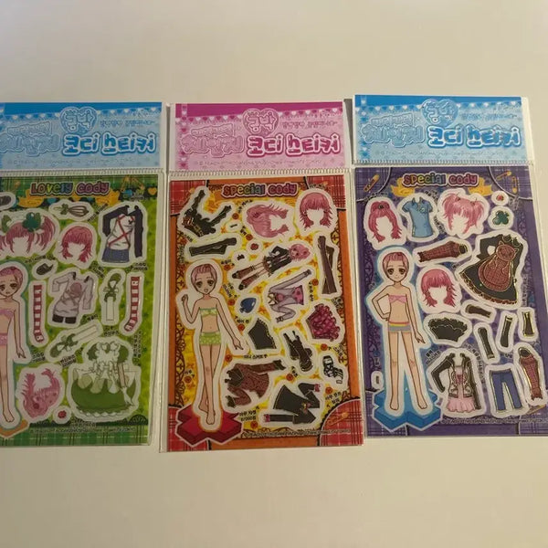 [BUNJANG] Garnet C.C. Change Styling Sticker / 캐릭캐릭체인지 코디스티커 팔아요!