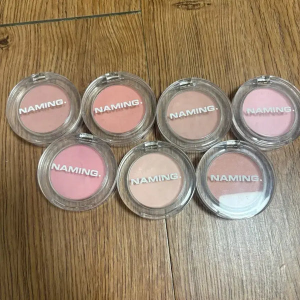 [BUNJANG] Naming Blusher Bundle Set (Includes Tokyo Limited Salmon) / 네이밍 블러셔 7개 일괄 (도쿄 한정 컬러 써먼 포함)