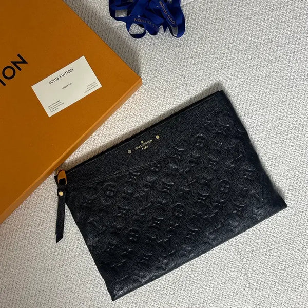 [BUNJANG] Louis Vuitton Monogram Empreinte Clutch Bag Pouch / [새상품급] 루이비통 모노그램 앙프렝뜨 클러치백 파우치