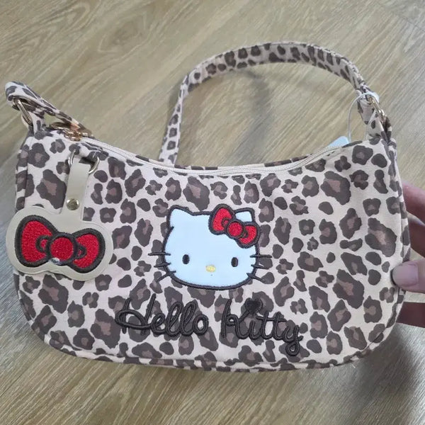 [BUNJANG] Hello Kitty Leopard Print Bag / 호피 키티 가방