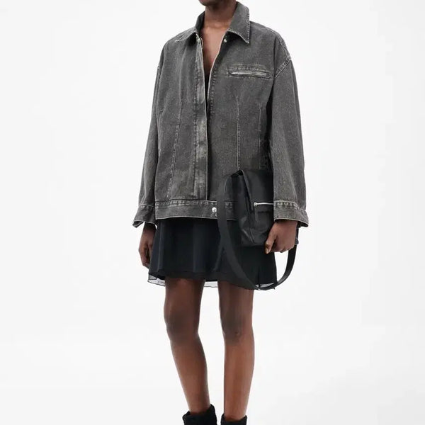 [BUNJANG] Our Legacy Draft Denim Jacket Black Coated Wash / Our Legacy 아워레가시 draft 데님 자켓