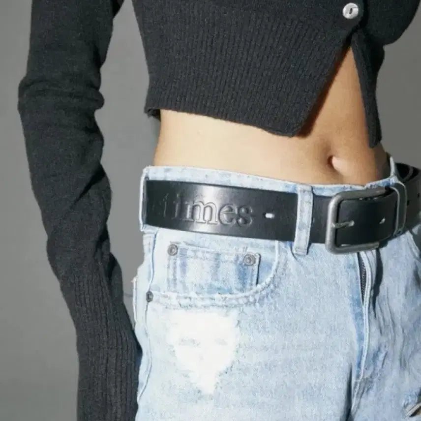 [BUNJANG] 3Times Logo Belt / 쓰리타임즈로고벨트 이번주 4만원!!