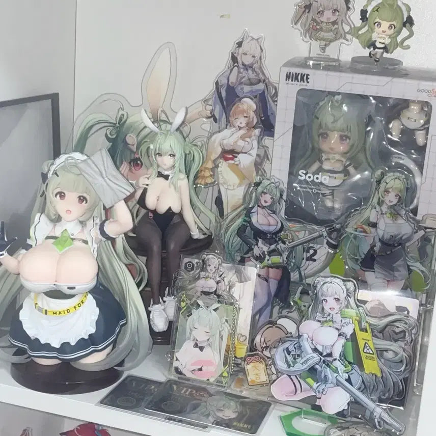 [BUNJANG] Nendoroid Soda Last One Acrylic Stand Figure Bundle Set / 니케 소다 라스트원 넨도로이드 피규어 아크릴 스탠드 일괄