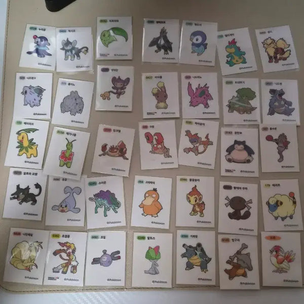 [BUNJANG] Pokemon Stickers Bundle / 포켓몬 띠부씰 팔아요