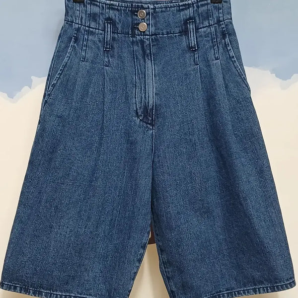 [BUNJANG] Curent Bermuda Denim Shorts Blue / (S) 커렌트 버뮤다 데님 쇼츠 블루