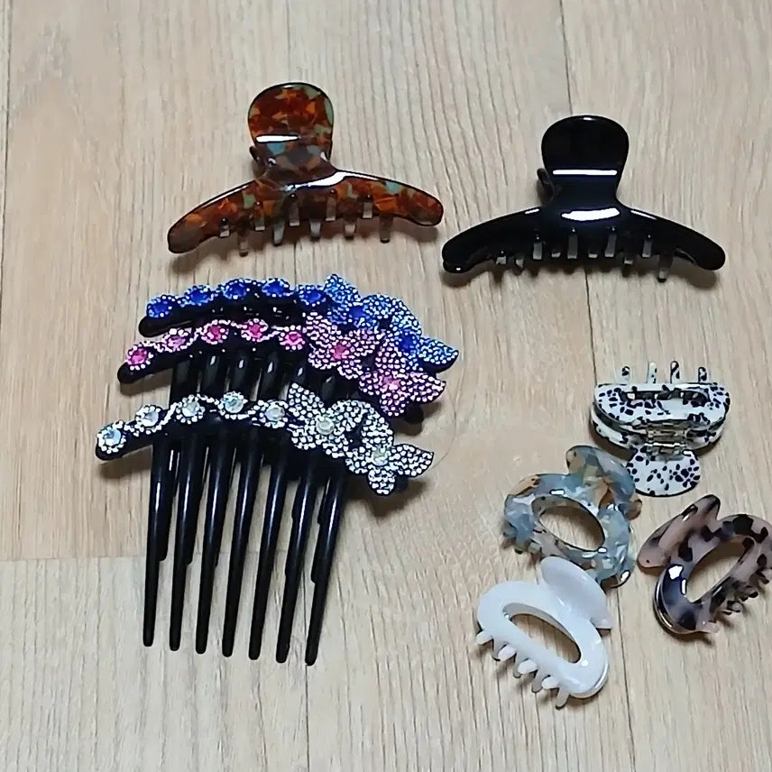 [BUNJANG] Hair Accessories & Mirror Set / (택포)헤어.거울