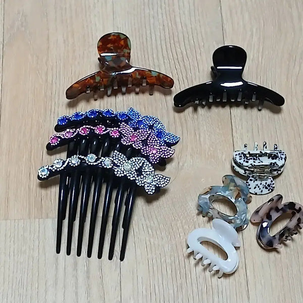 [BUNJANG] Hair Accessories & Mirror Set / (택포)헤어.거울