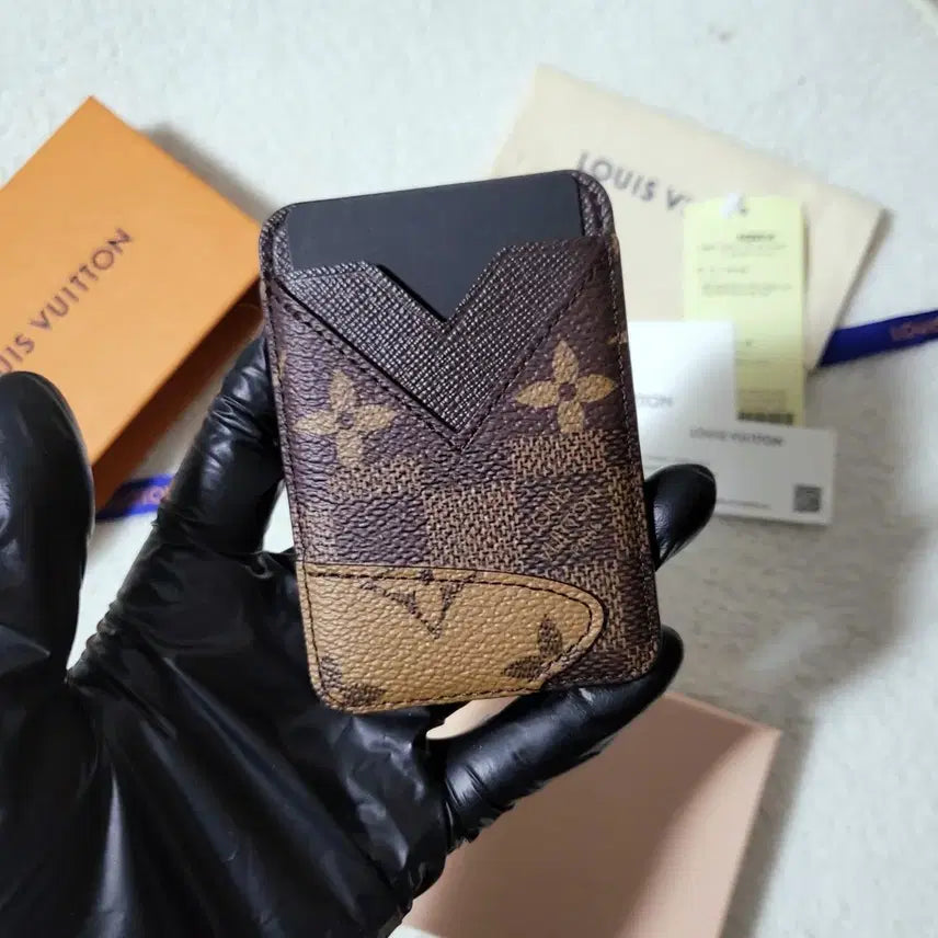 [BUNJANG] Louis Vuitton x NIGO 25FW Monogram Macassar Canvas Card Holder / [신형/새상품급] 25FW 루이비통 X 니고 맥세이프 카드홀더 카드지갑