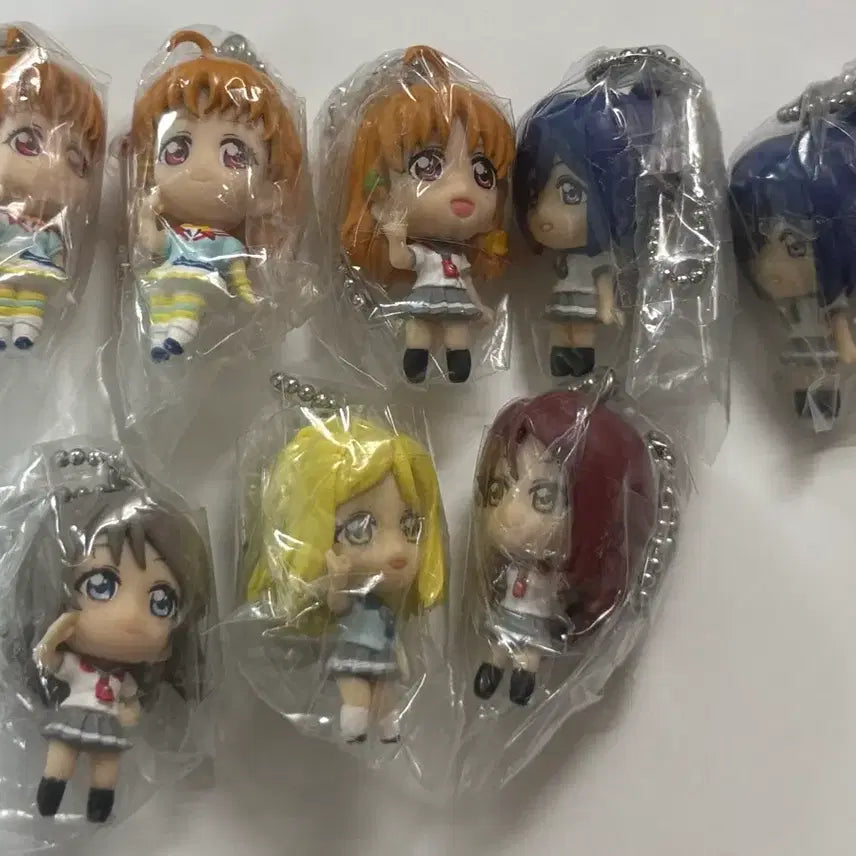 [BUNJANG] Love Live! Sunshine!! Aqours Figure Swing Strap Bundle Set (Sealed) / (미개봉) 러브라이브 선샤인 아쿠아 피규어 스윙스트랩 8개 일괄