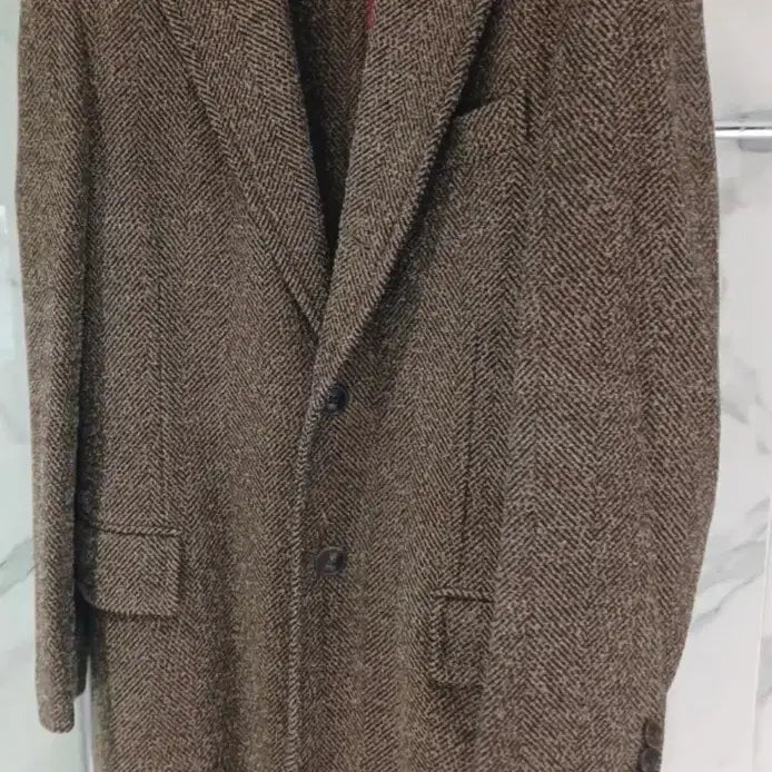 [BUNJANG] Boglioli Italy Herringbone Single-Breasted Coat / 볼리올리 이태리 헤링본 싱글코트 50 100~105 BOGLIOLI 밀라노