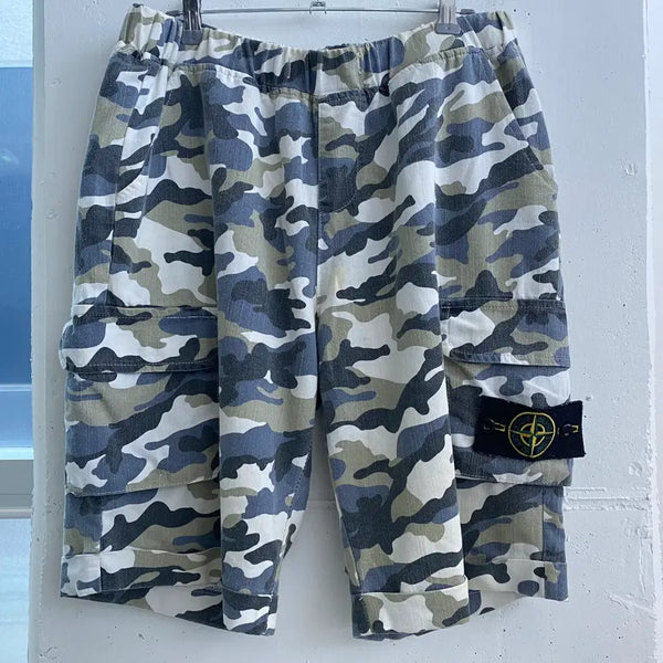 [BUNJANG] Stone Island Camo Shorts / (Free) 스톤아일랜드 카모 쇼츠 반바지