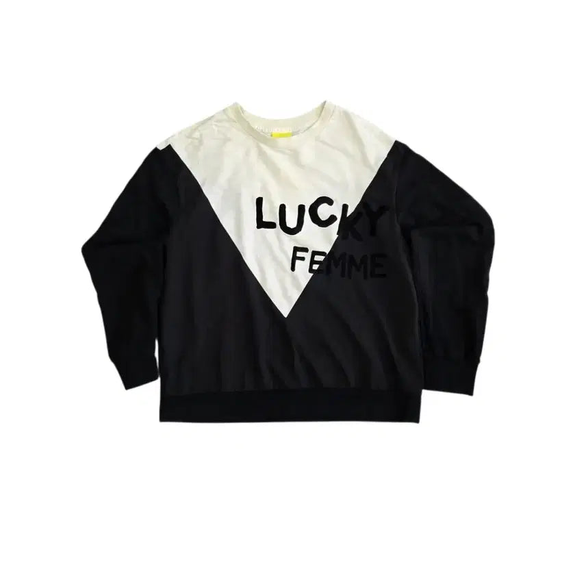 [BUNJANG] Lucky Chouette Women's Sweatshirt / Lucky Chouette 럭키슈에뜨 여성 스웨트 셔츠 맨투맨