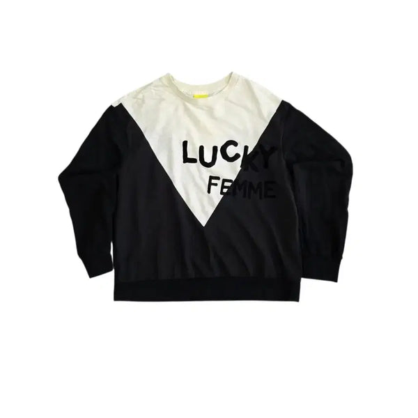 [BUNJANG] Lucky Chouette Women's Sweatshirt / Lucky Chouette 럭키슈에뜨 여성 스웨트 셔츠 맨투맨