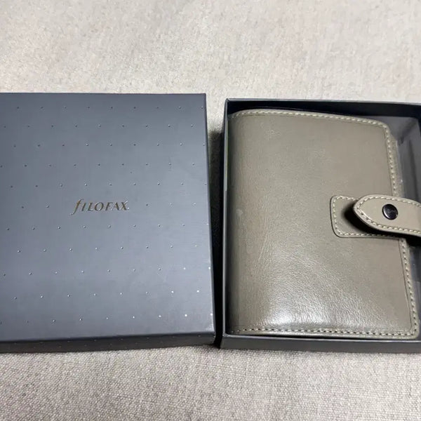 [BUNJANG] Filofax Malden A7 Stone Leather Organizer / 파일로팩스 몰든 a7 스톤