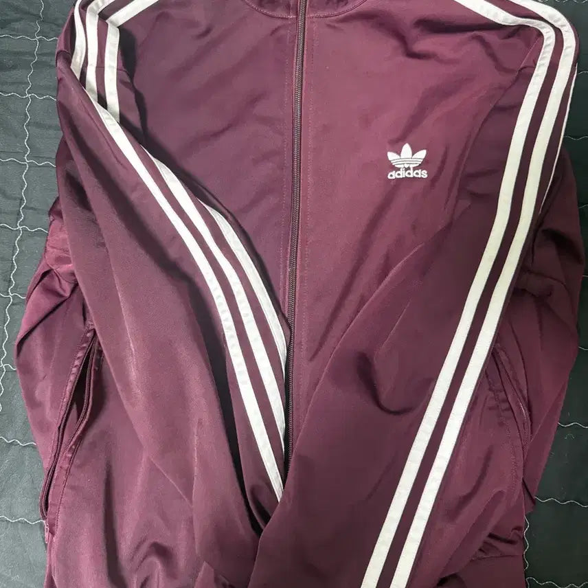 [BUNJANG] Adidas Firebird Maroon Jersey / 아디다스 파이어버드 마룬