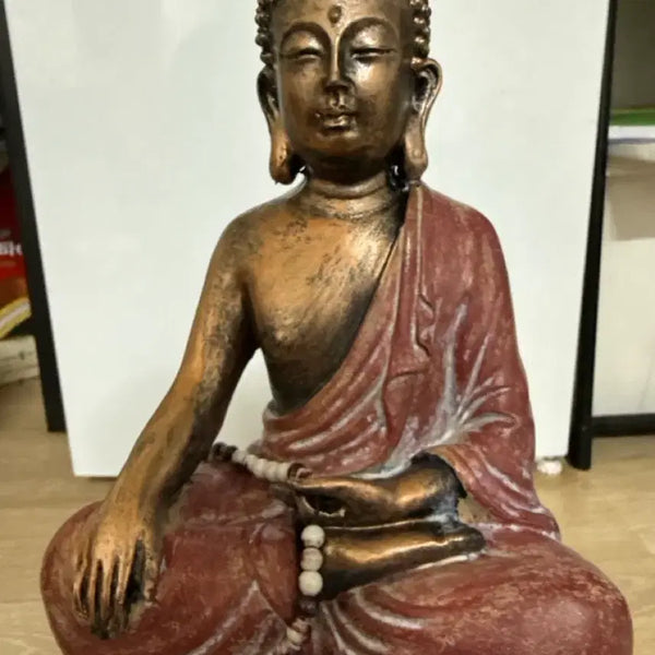 [BUNJANG] Synthetic Resin Brown Buddha Statue Interior Ornament / 합성수지 고동색 불상 인테리어 장식품