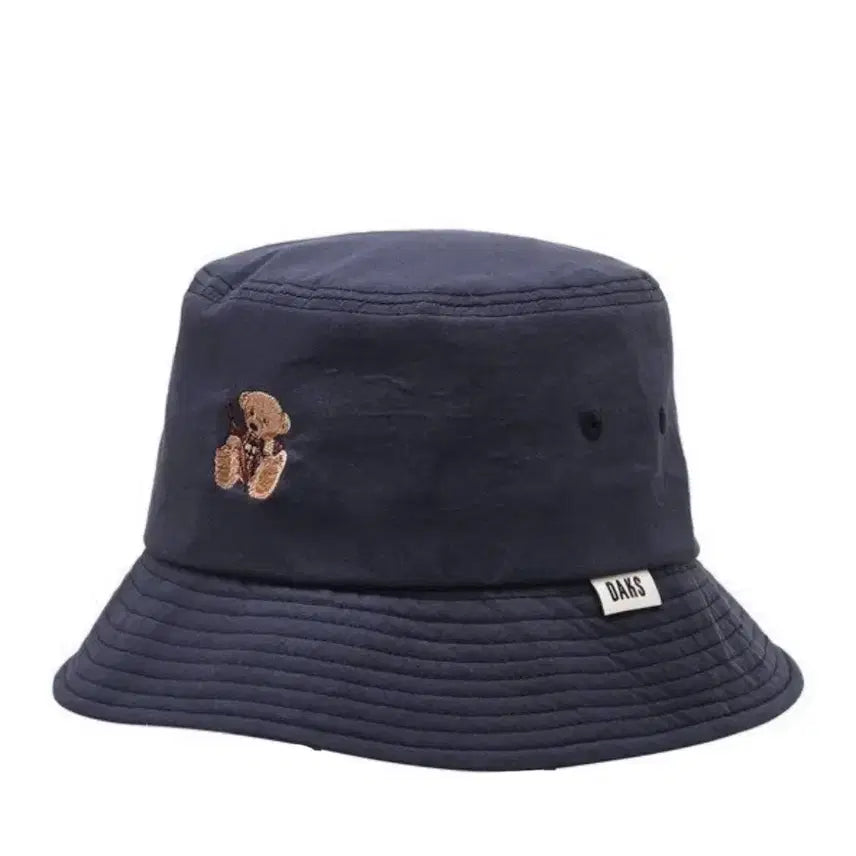 [BUNJANG] Daks Teddy Embroidery Bucket Hat Navy New / 닥스 모자 테디자수 버킷햇 네이비 새상품